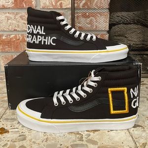 Vans Sk8 Hi Reissue 13 National Geographic logo limited edition